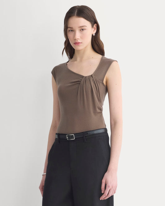 womens-asymmetrical-top-in-butterluxe-deep-taupe | primary