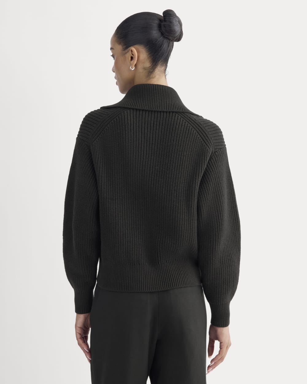 womens-full-zip-sweater-everyday-cotton-black