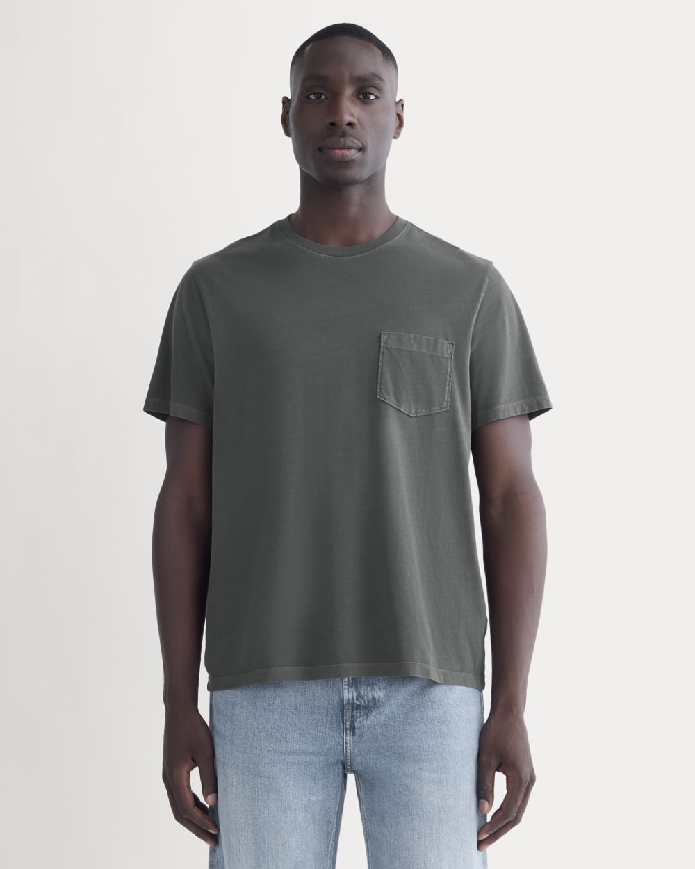 The Essential Organic Garment-Dyed Crew