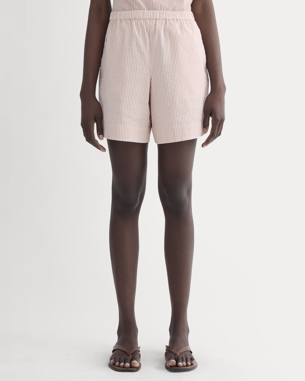 womens-seersucker-pull-on-short-soft-orange