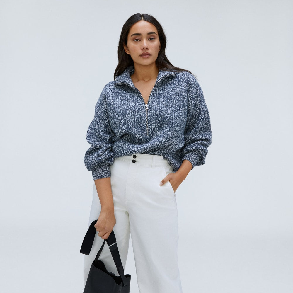 womens-felted-merino-halfzip-sweater-mallard-oat