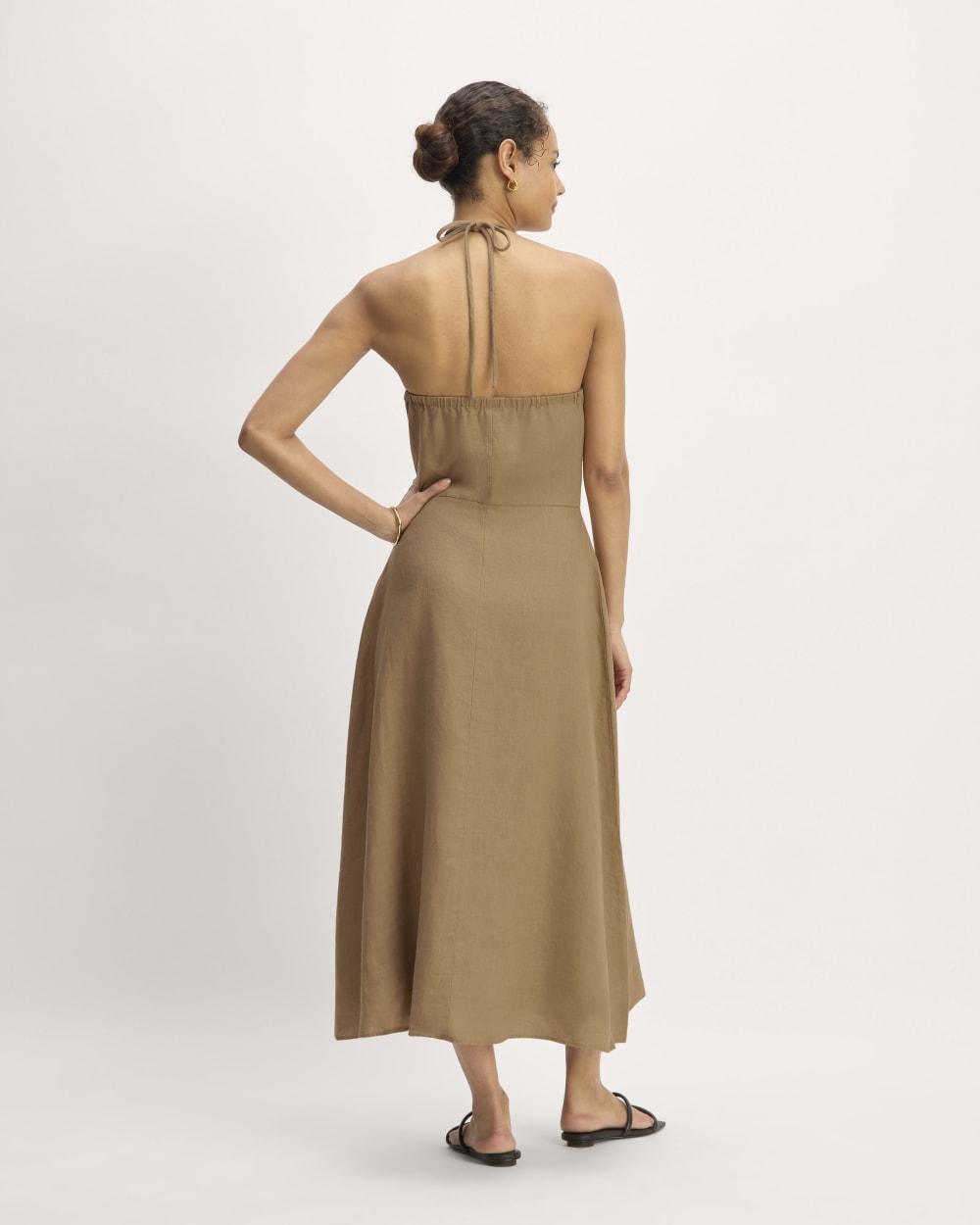 womens-linen-halter-neck-dress-tigers-eye