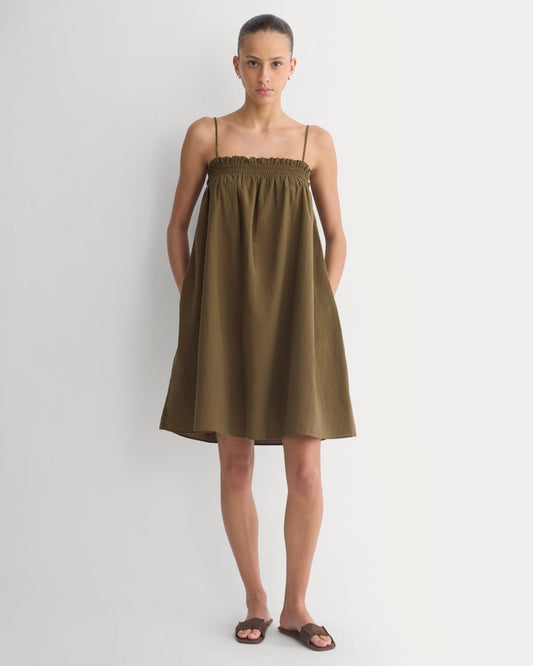 womens-gauze-smocked-dress-beech | primary