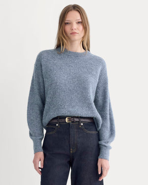 The Cocoon Crew in Alpaca | Heather Sage Blue