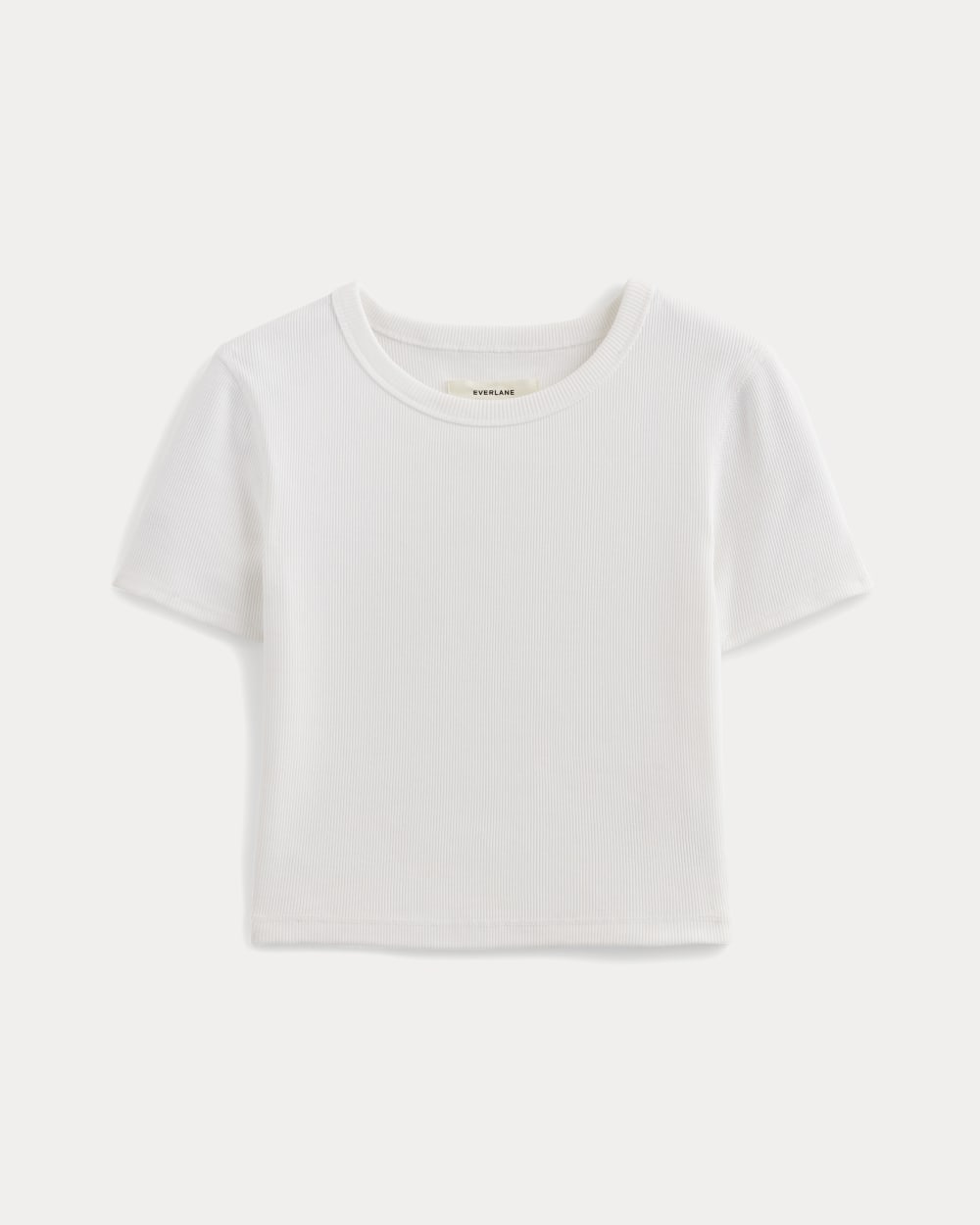 The '90s Rib Tee | White – Everlane
